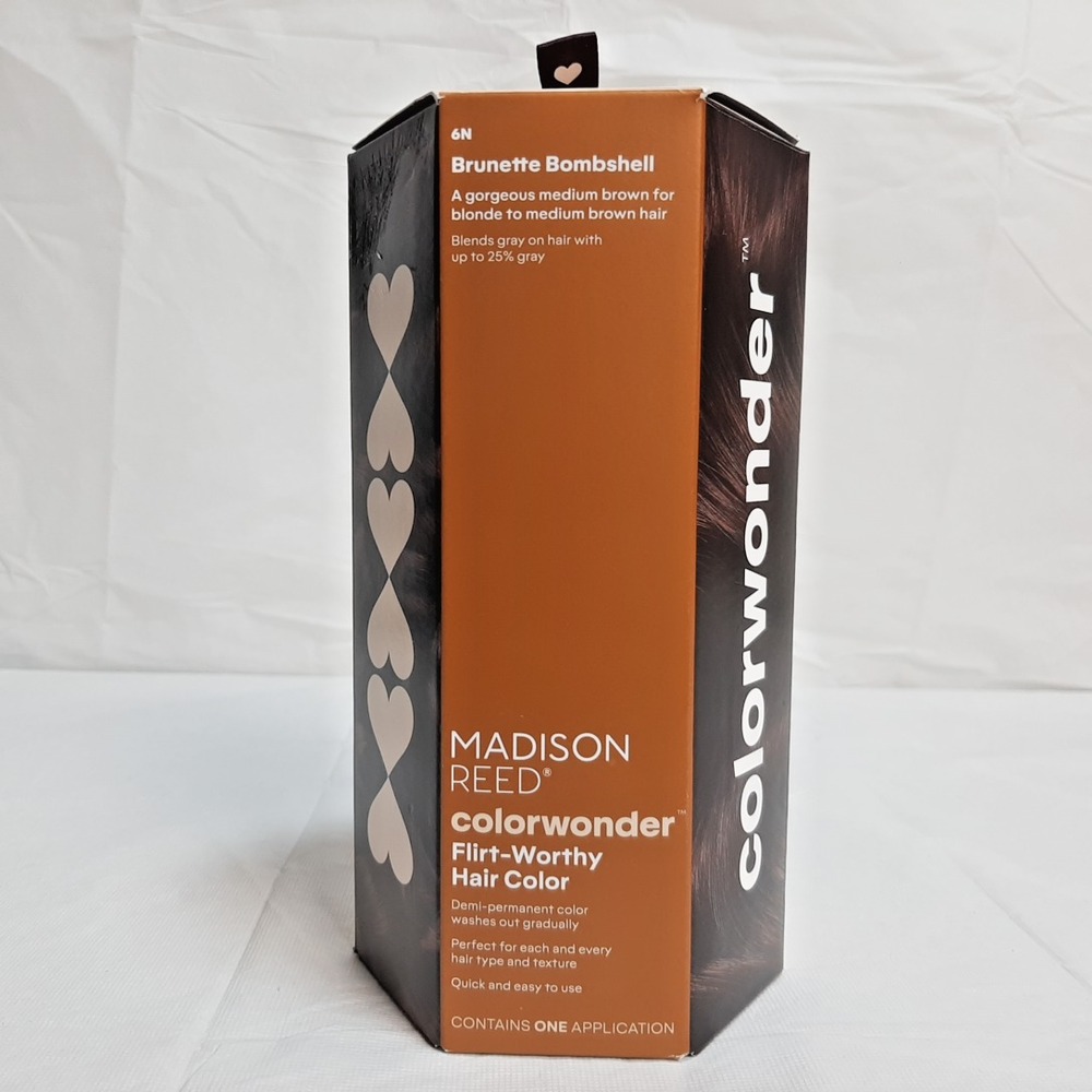 Madison Reed Colorwonder 6N Brunette Bombshell Hair Color Dye Kit Demi-Permanent